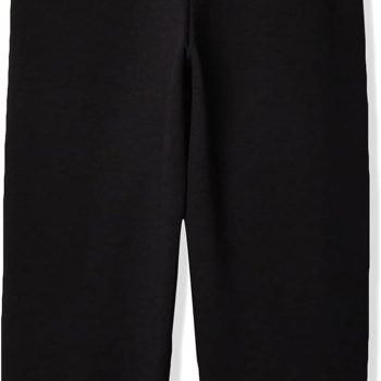 Boys Fleece Sweatpants, Midweight Cotton/Poly Fleece Pants for Boys, Cuffed Sweats